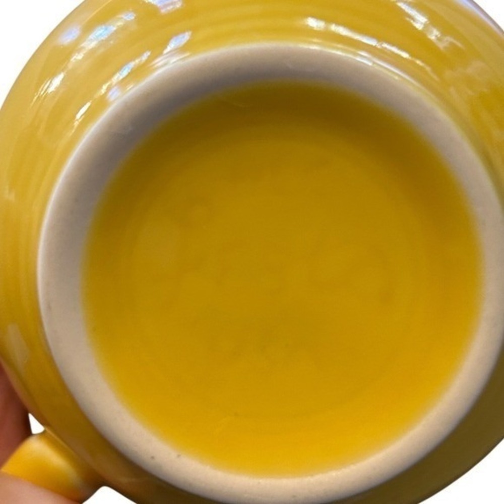 Fiesta Homer Laughlin Yellow Ceramic Coffee Cup Mug and Saucer‎ Set modern - Picture 6 of 6